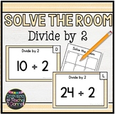 Solve The Room | Divide by 2 | Division | Task Cards