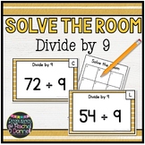 Solve The Room | Divide by 9 | Division | Task Cards