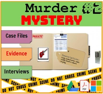 Preview of Solve a Murder Mystery with Evidence & Reasoning (Google/more) #2