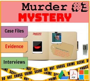 Preview of Solve a Murder Mystery with Evidence & Reasoning (Google/more) #3