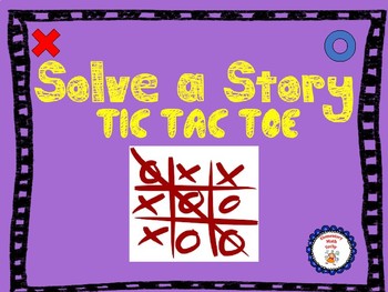 Preview of Solve a Story Tic-Tac-Toe