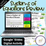 Solve a System of Equations Review for Google Slides