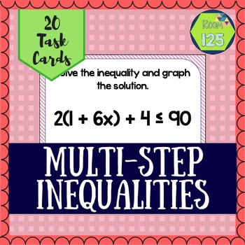 Preview of Solve and Graph Multi-Step Inequalities
