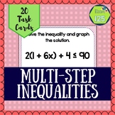 Solve and Graph Multi-Step Inequalities