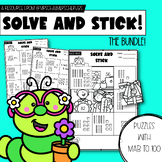 Solve and Stick: The Bundle | Puzzle Activity Sheets | FRE