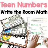 Teen Numbers Write the Room Math