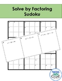 Solve by Factoring Sudoku