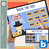 Hanukkah Games for preschool, Solve a mystery, Boomcards i