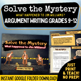 Solve the Mystery | Argument Writing Grades 9-12 | Fun Eng