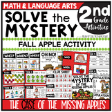 Solve the Mystery Math & ELA Task Card Activity Missing Ap
