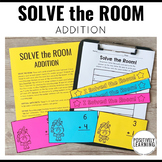 Solve the Room Addition Math Activity Centers and Task Cards