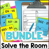 Solve the Room Math Activities - Scoot - 4th and 5th Grade