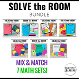 Solve the Room Math Bundle | Low Prep Centers
