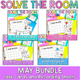 Solve the Room - May BUNDLE : A Collection of 4 Math Cente