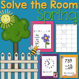 Solve the Room - Spring or April Math Activity