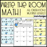 Solve the Room / Write the Room: Addition, Subtraction, Mu