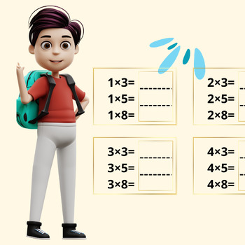 Preview of Solve the multiplication table