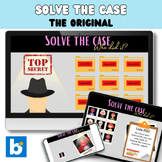 Solve the mystery case file, boom cards interactive group 