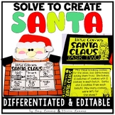 Solve to Create Santa Craft w/ Christmas Math Craft & Chri