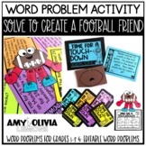 Solve to Create a Football | Math Activity | Football Craf