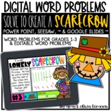 Solve to Create a Scarecrow | Digital Math Activity | Digi