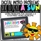 Solve to Create a Sun | Digital Word Problems | Digital Ma
