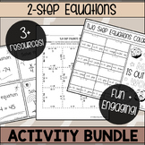 Solving Two-Step Equations Activity Bundle