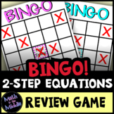 Solving 2-Step Equations Bingo - Math Review Game