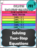 Solving  2 Step Equations NOTES & QUIZ (Google)  (Distance