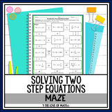 Solving 2-step Equations Maze