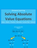 Solving Absolute Value Equations 1 (Distance Learning)