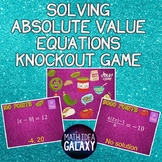 Solving Absolute Value Equations Activity- Algebra 1 Review Game