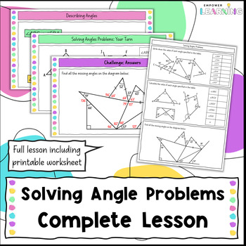 problem solving angles worksheet