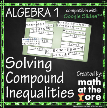 Preview of Solving Compound Inequalities for Google Slides™
