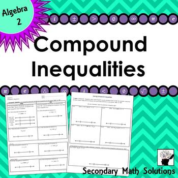 Preview of Solving Compound Inequalities Notes