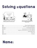 Solving Equations 10-day Lesson Packet