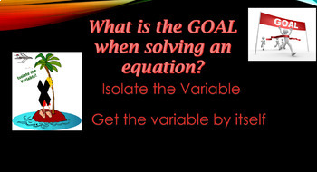 Preview of Solving Equations PowerPoint