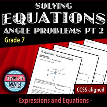 angles problem solving year 7