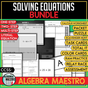 Preview of Solving Equations - BUNDLE