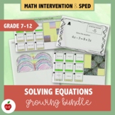 Solving Equations | BUNDLE