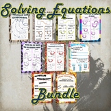 Solving Equations Bundle- (Guided Notes and Practice)