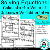 Solving Equations: Calculate the Value of Unknown Variables