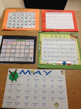 Preview of Solving Equations Calendar Project