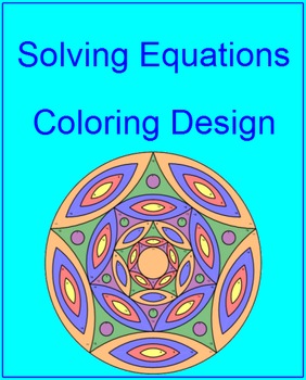 Solving Equations - Coloring Design | TpT