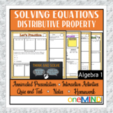 Solving Equations (Distributive Property)