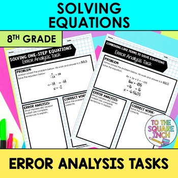 Preview of Solving Equations Error Analysis
