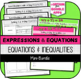 Solving Equations & Inequalities MINI-BUNDLE