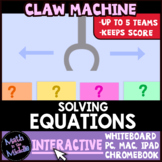 Solving Equations Math Review Game - Digital Interactive G