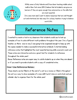 Preview of Solving Equations Reference/Review Notes