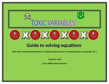 Preview of Solving Equations Resource and Activity